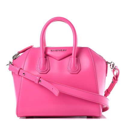Givenchy Shiny Lord Calfskin Mini Antigona Shocking Pink 1 of 10