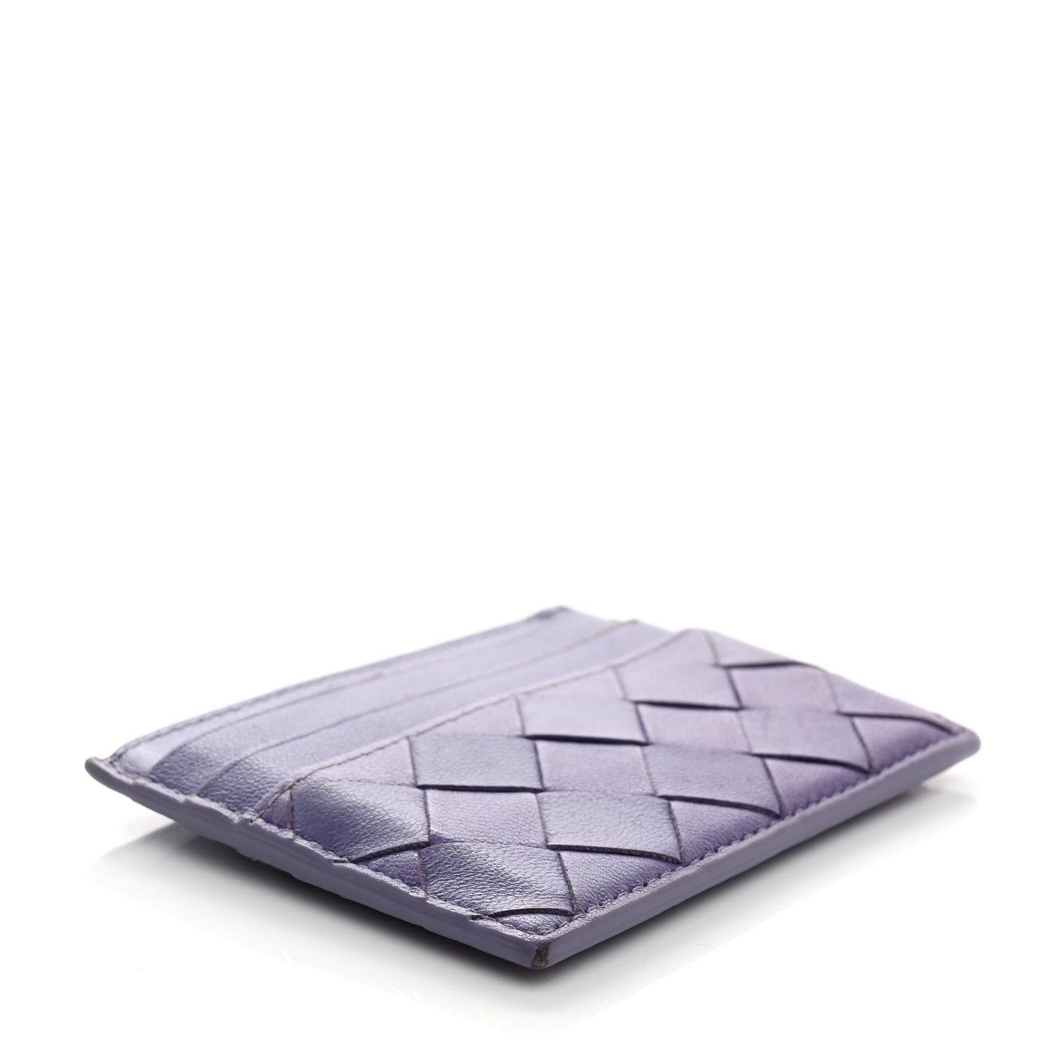 Bottega Veneta Nappa Intrecciato Card Holder Purple 1674508