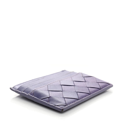 Bottega Veneta Nappa Intrecciato Card Holder Purple 4 of 7