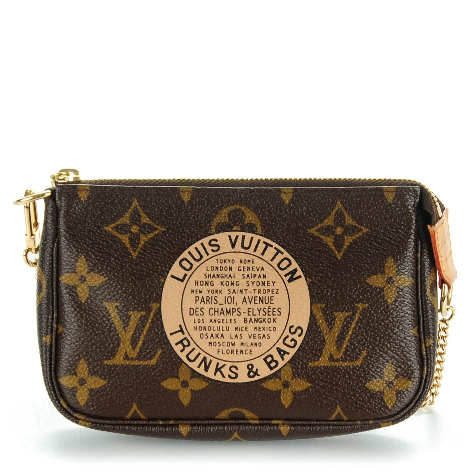 Louis Vuitton Monogram Complice Trunks and Bags Mini Pochette Accessories Beige 1 of 7