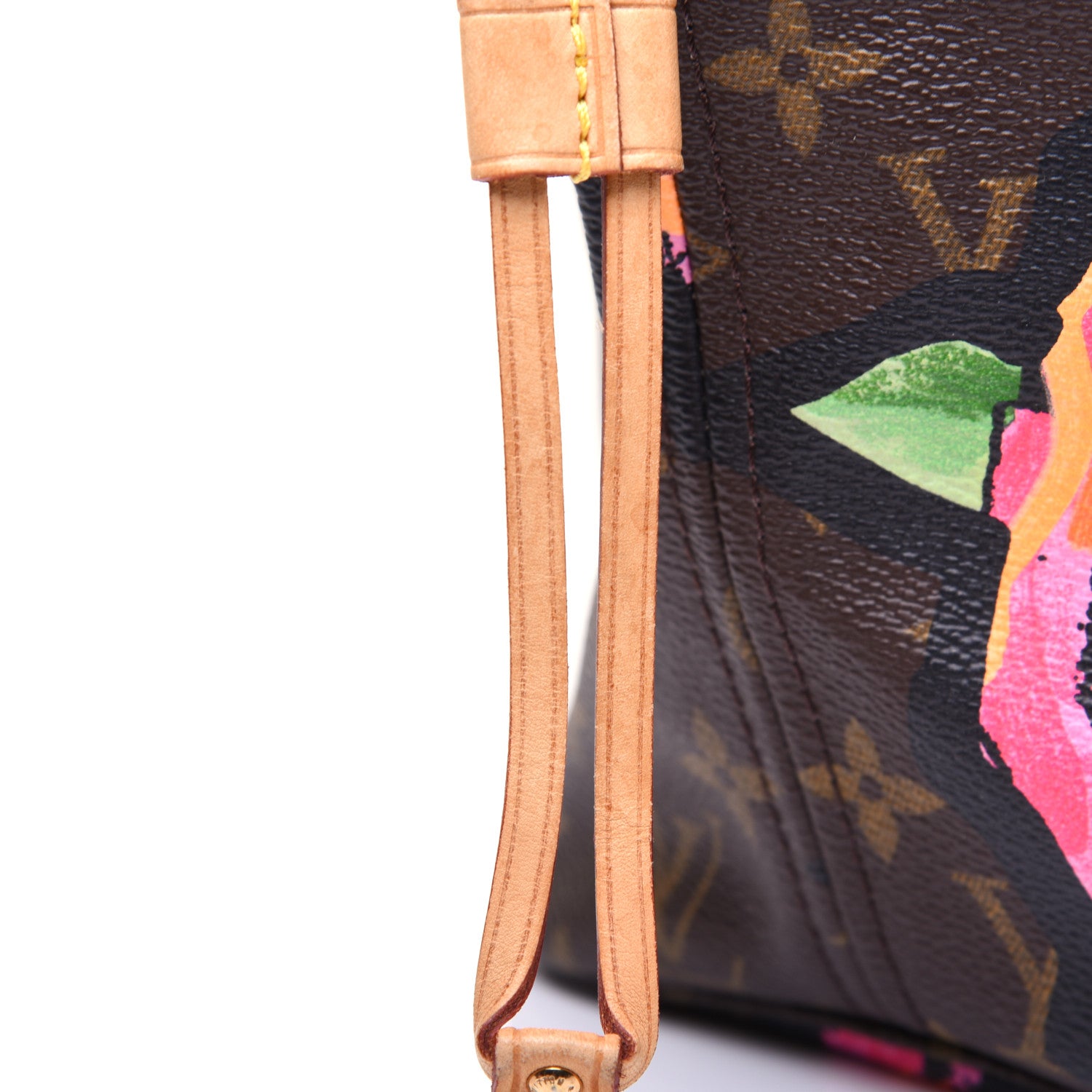 Louis Vuitton Monogram Roses Neverfull MM 21 of 22