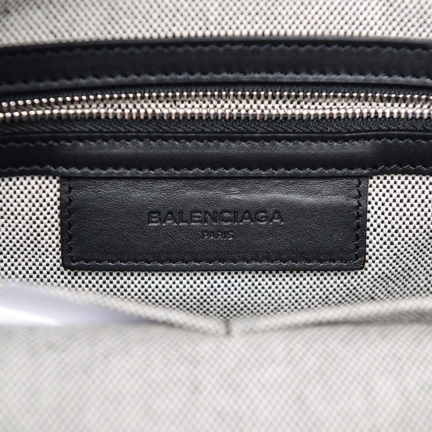 Suede Tote Gris Taupe Black