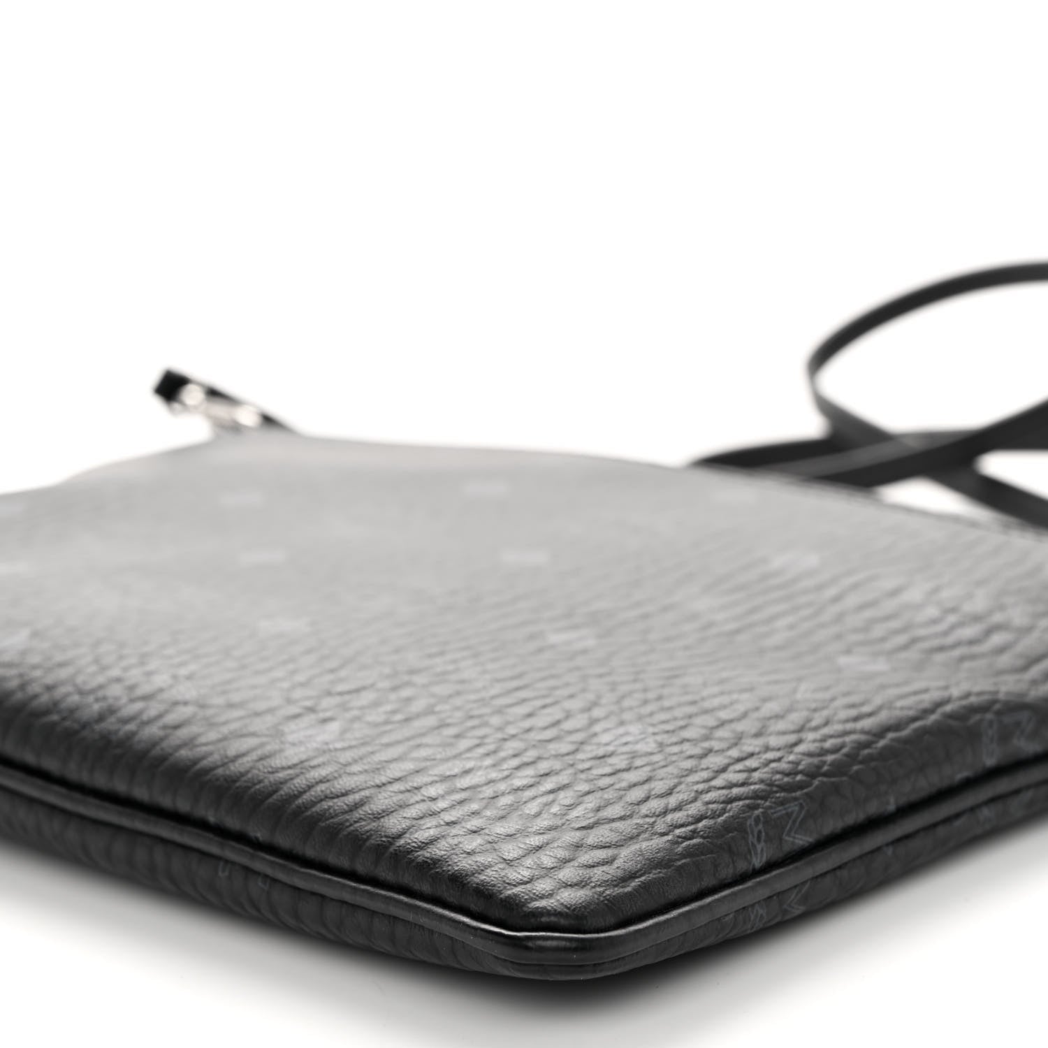 MCM Visetos Medium Crossbody Pouch Black 9 of 9