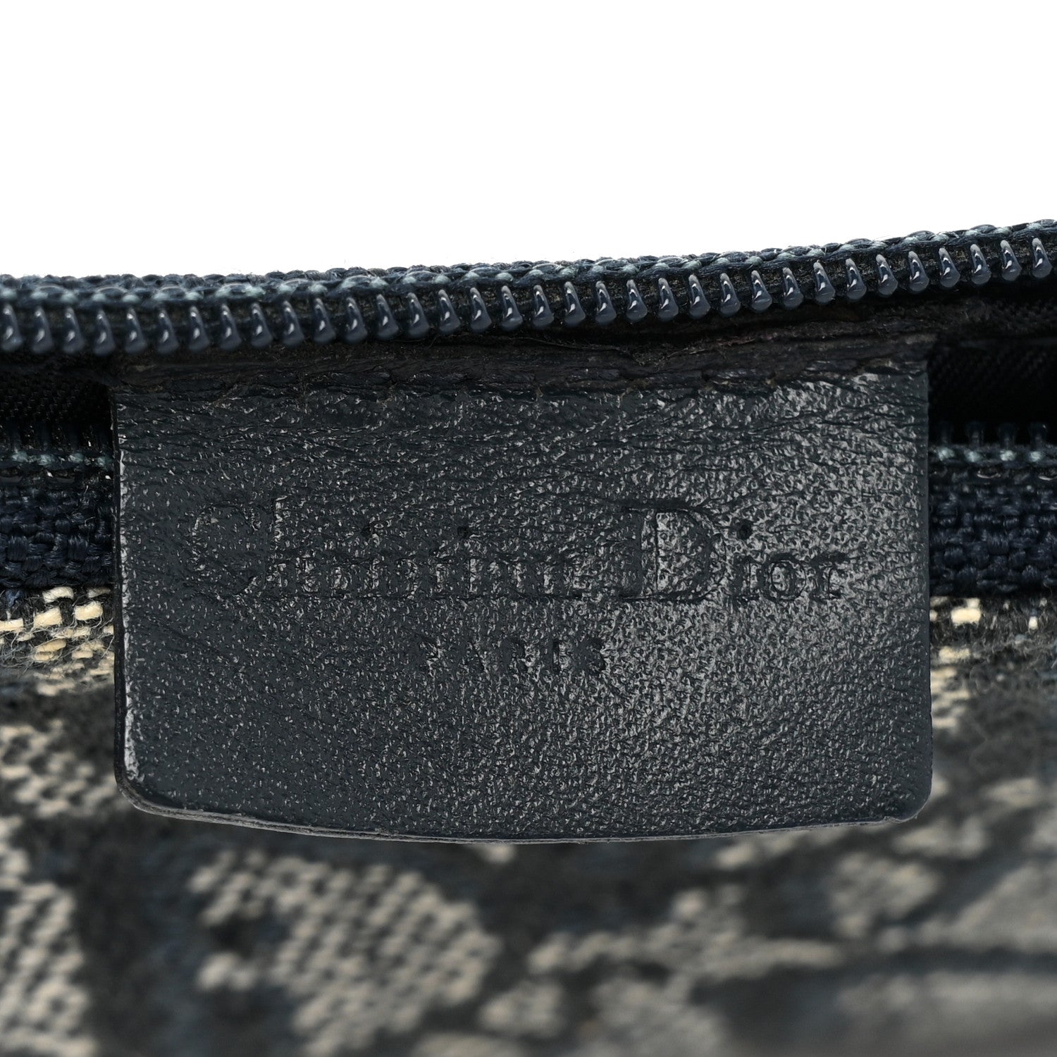 Christian Dior Monogram Saddle Coin Purse Navy 5 of 7