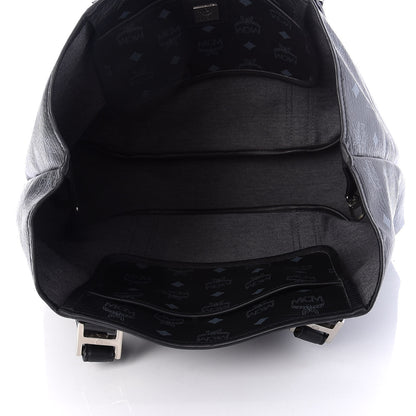 MCM Visetos Shopping Tote Black 5 of 9
