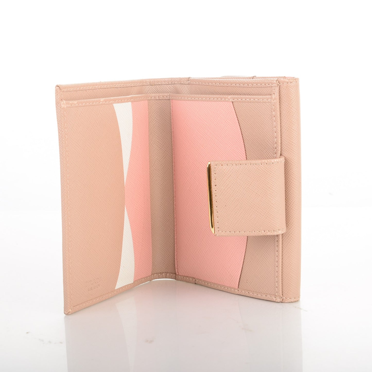Saffiano Compact Wallet Cammeo