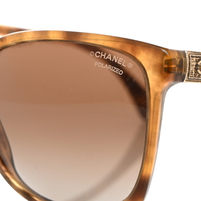 Chanel Square Signature Sunglasses 5348 Light Brown 8 of 9