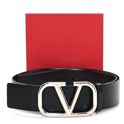 Valentino Garavani Calfskin VLogo Signature 40mm Belt 85 34 Black 6 of 6