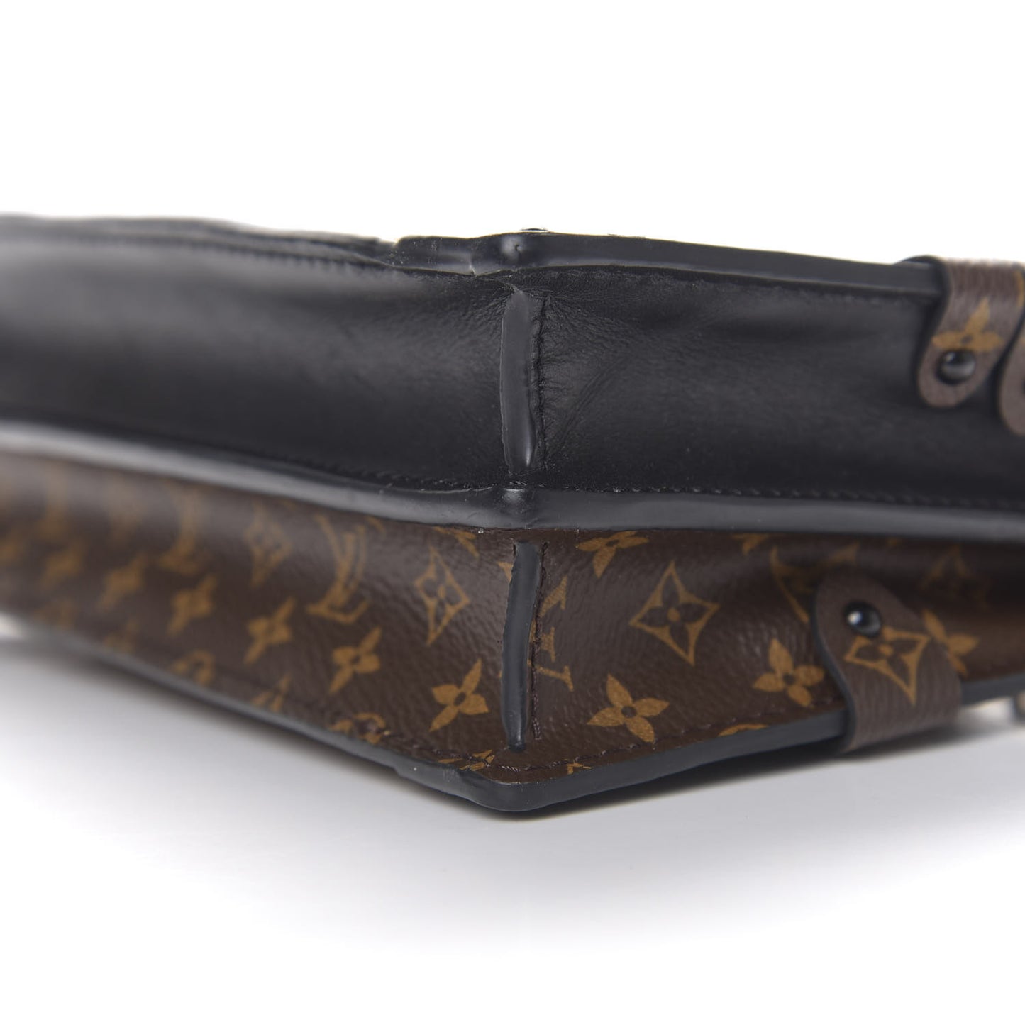 Reverse Monogram Trunk Clutch