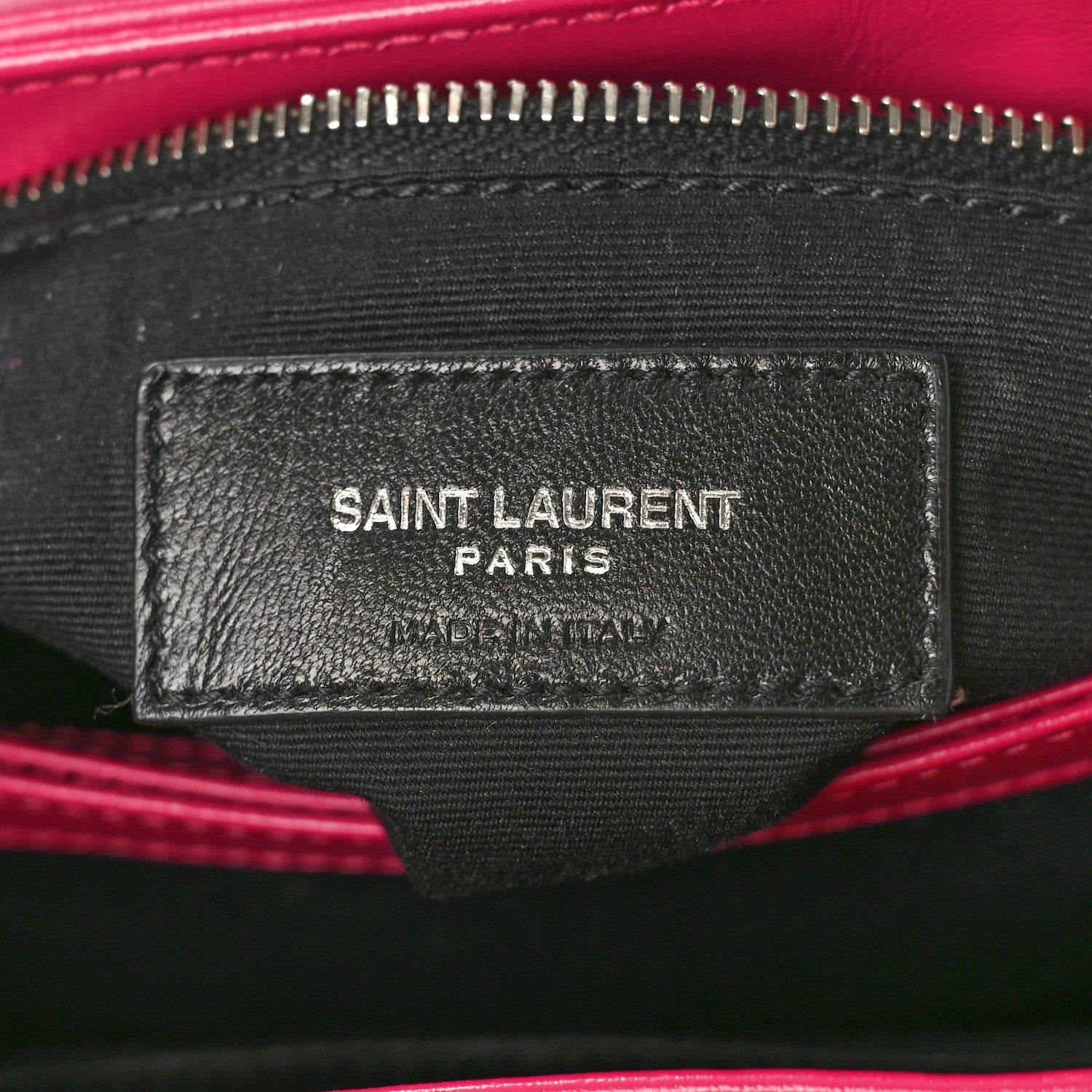 Saint Laurent Calfskin Y Quilted Monogram Toy Loulou Crossbody Bag Freesia 6 of 12