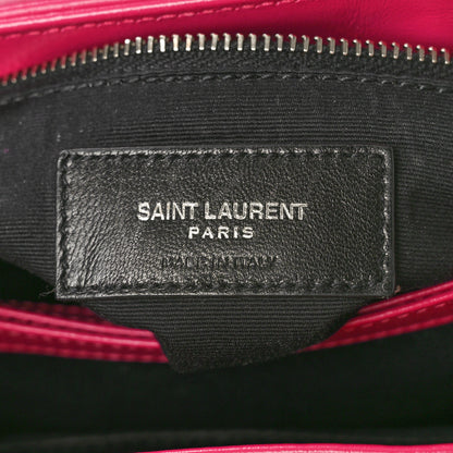 Saint Laurent Calfskin Y Quilted Monogram Toy Loulou Crossbody Bag Freesia 6 of 12