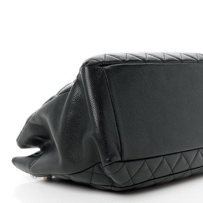 Chanel Caviar Quilted Grand Shopping Tote GST Black 9 of 10