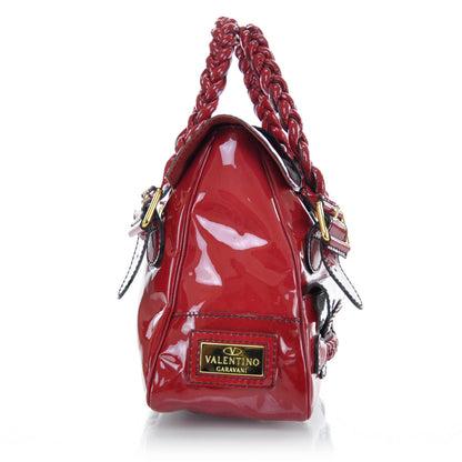 Valentino Garavani Patent Large Histoire Red 4 of 6