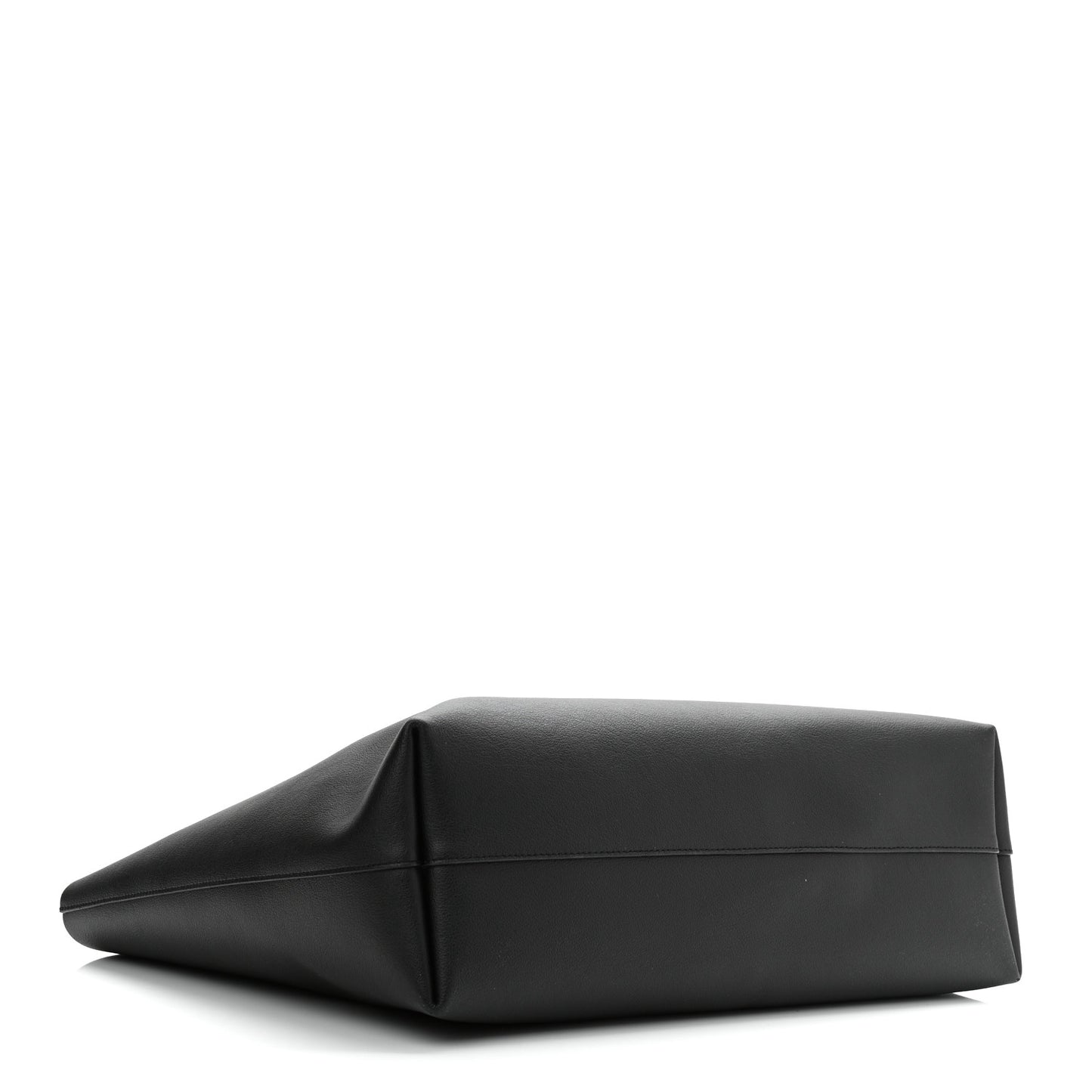 Calfskin Large Shopping Tote Black