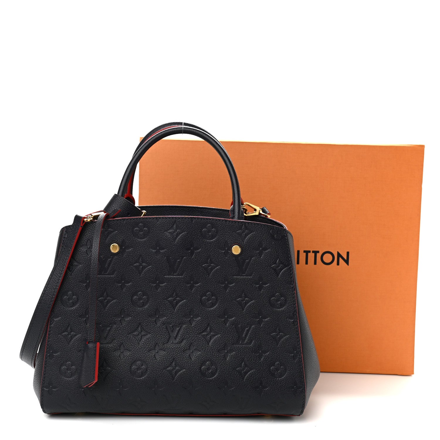 Louis Vuitton Empreinte Montaigne MM Marine Rouge 11 of 11