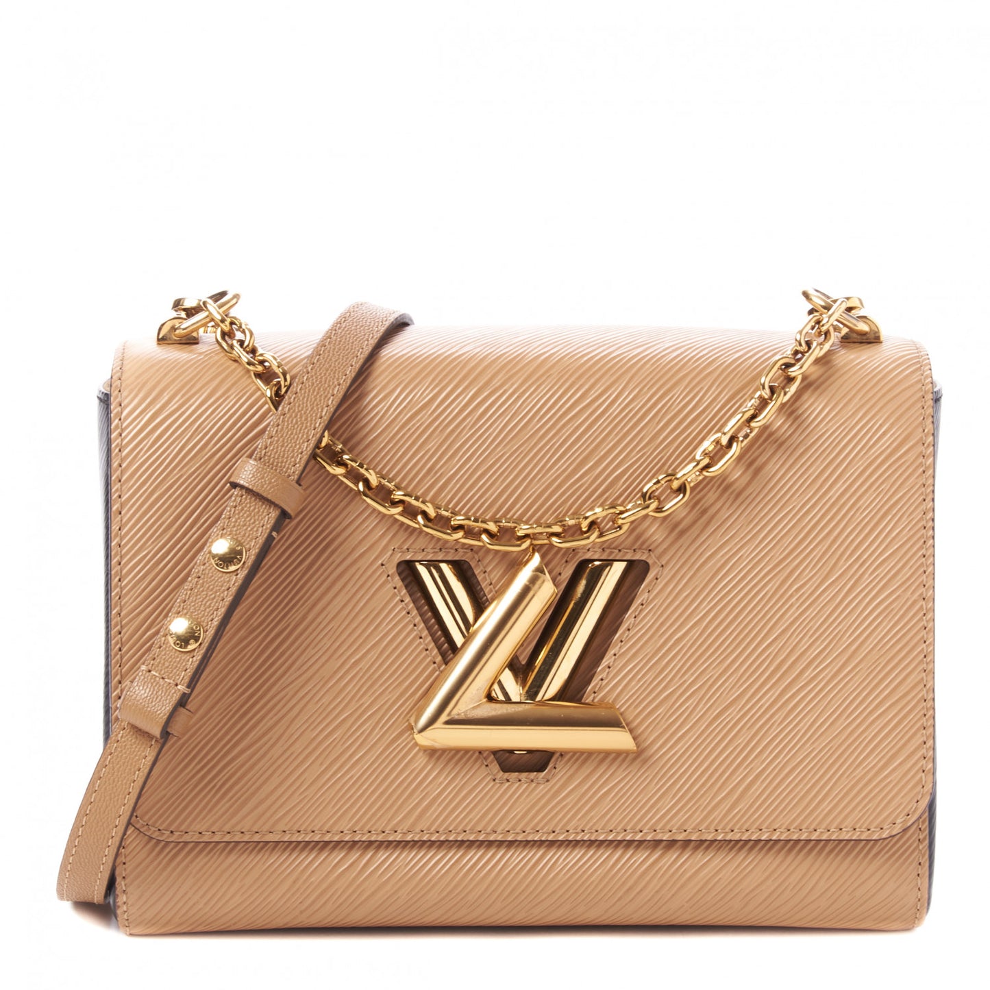 Epi Twist Shoulder Bag MM Camel
