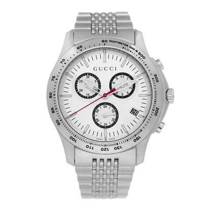 Gucci Stainless Steel 46mm G-Timeless Chronograph Quartz Watch 1 of 5