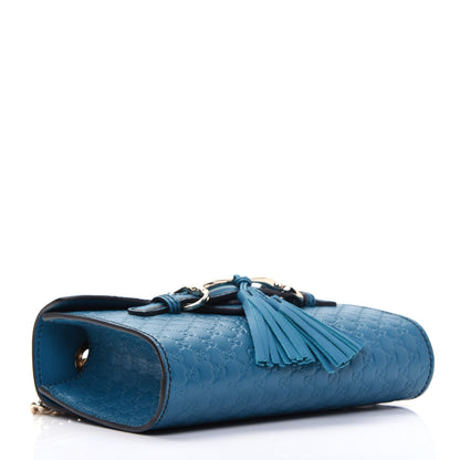 Gucci Microguccissima Mini Emily Shoulder Bag Deep Cobalt 4 of 12
