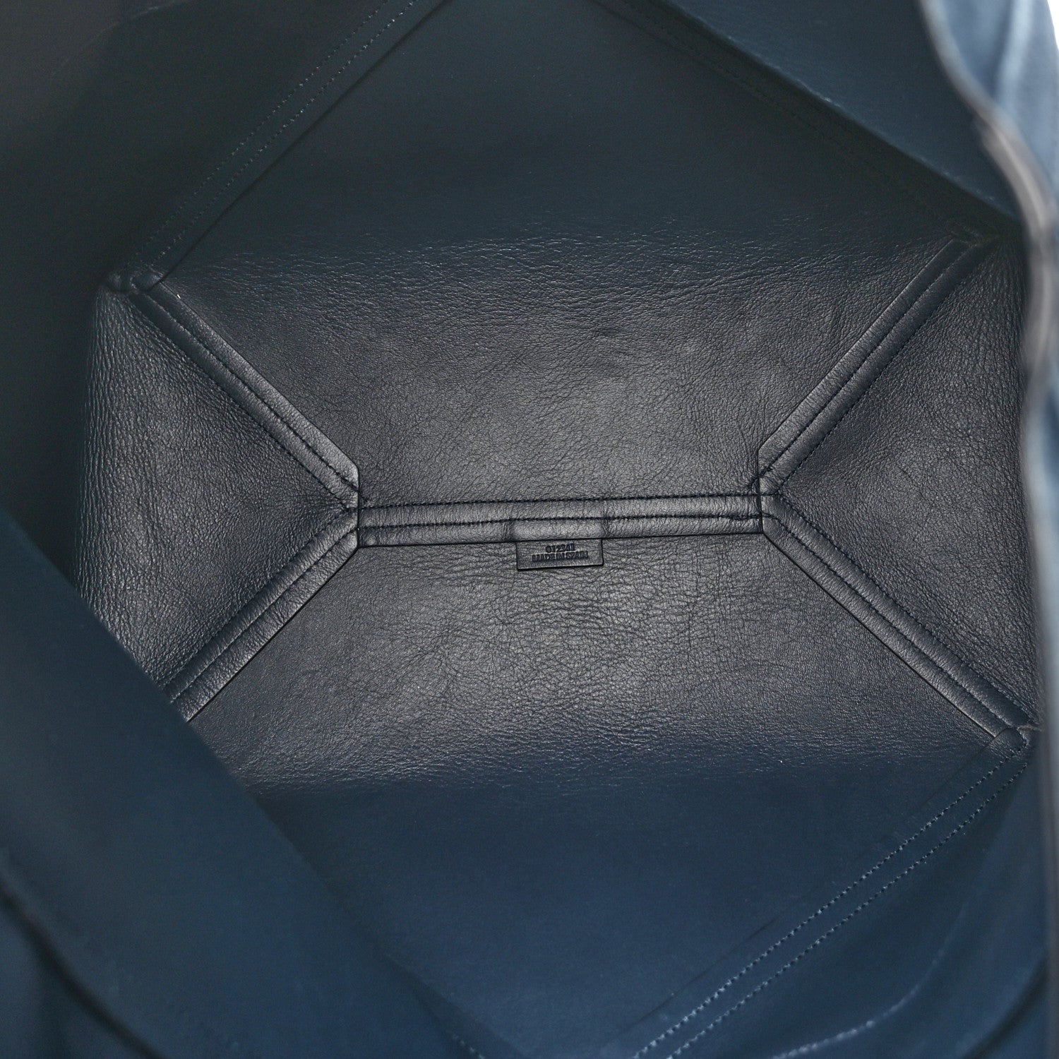 Loewe Suede Large Puzzle Fold Tote Denim 5 of 10