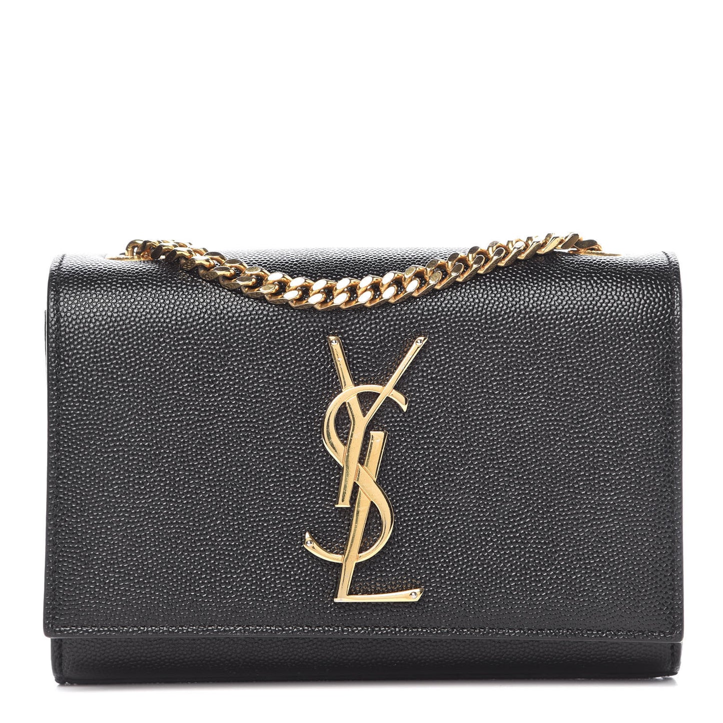 Grain De Poudre Small Monogram Kate Satchel Black