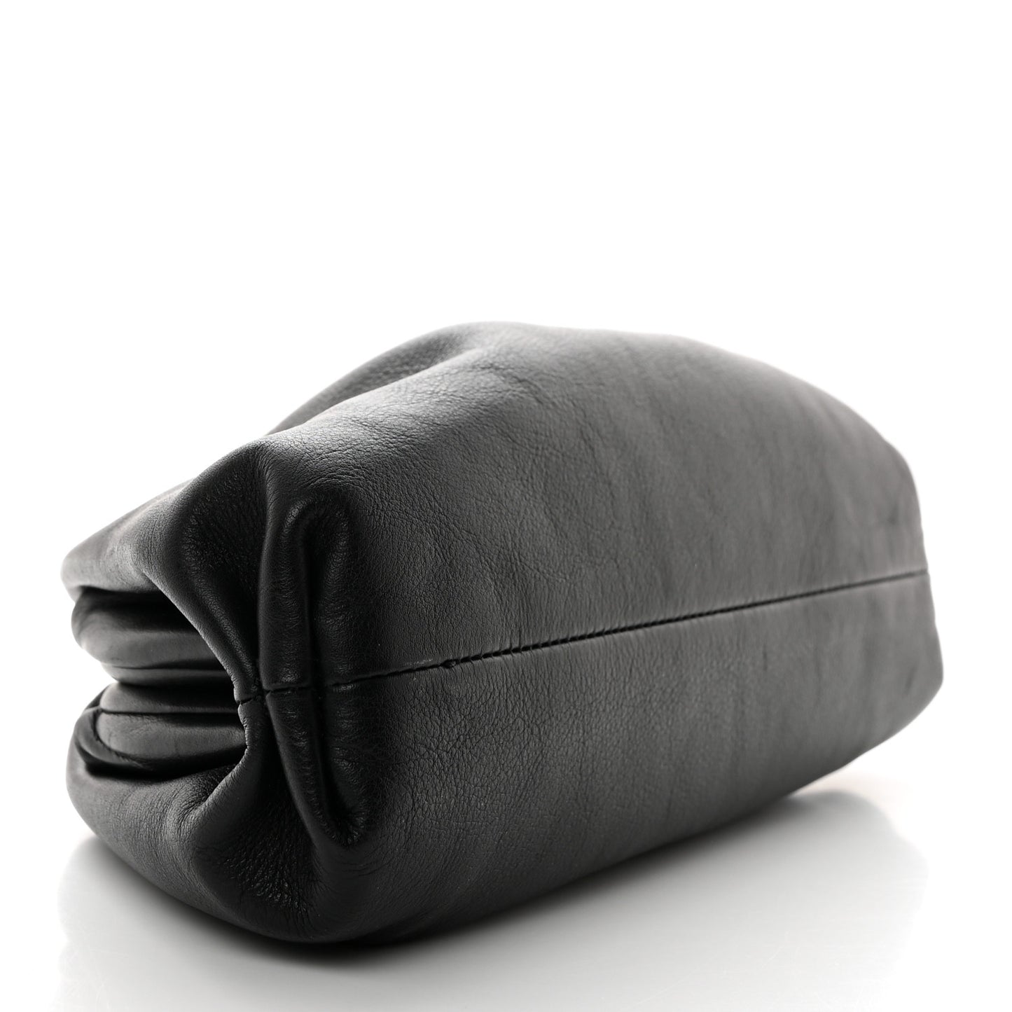 Butter Calfskin The Mini Pouch Clutch Black
