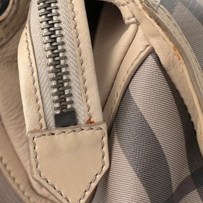 Burberry Smoked Check Satchel Trench 13 of 26