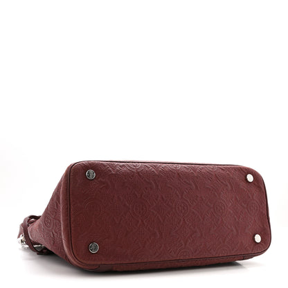 Louis Vuitton Monogram Lambskin Antheia Ixia MM Fuchsia 4 of 11