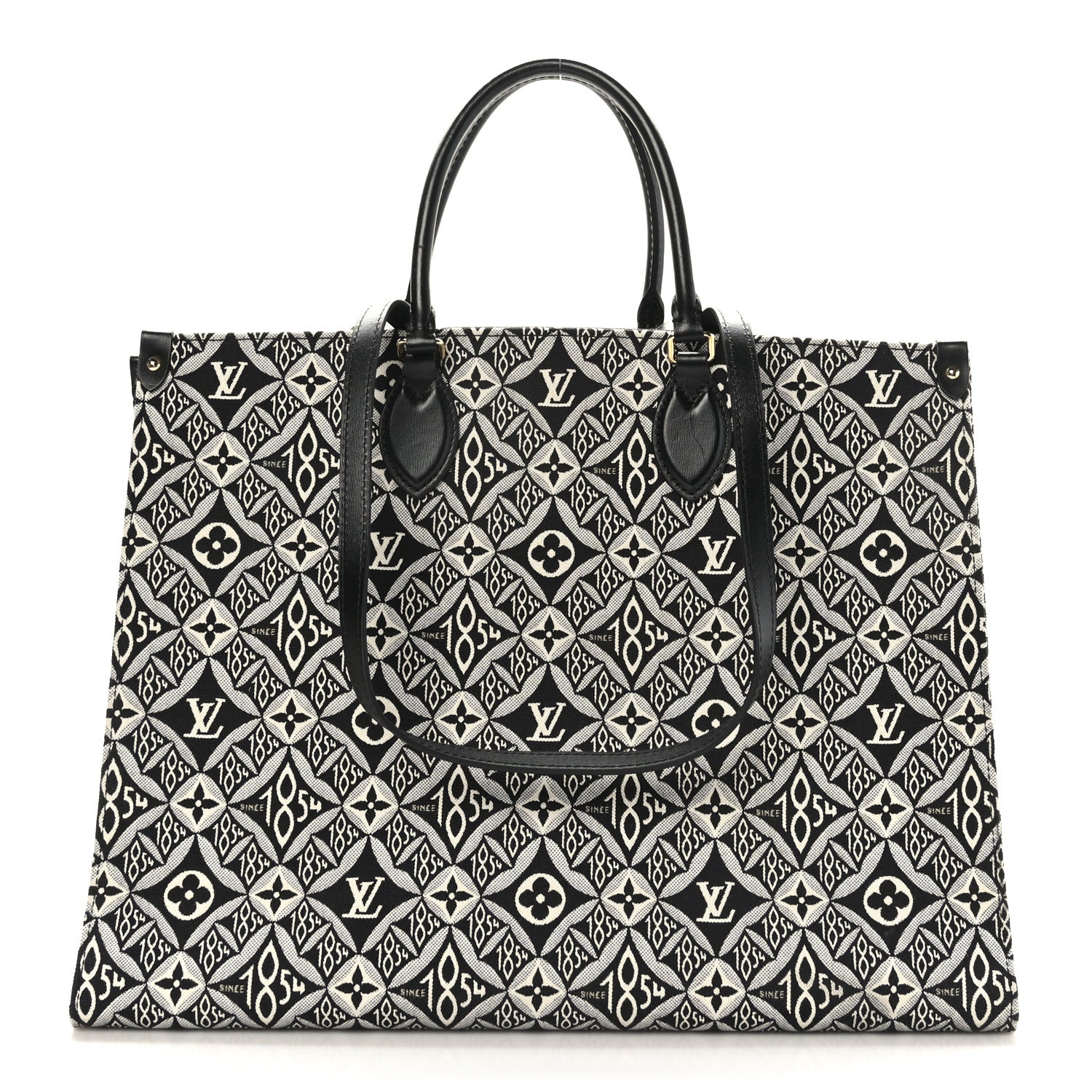 Louis Vuitton Jacquard Since 1854 Onthego GM Grey 1 of 8