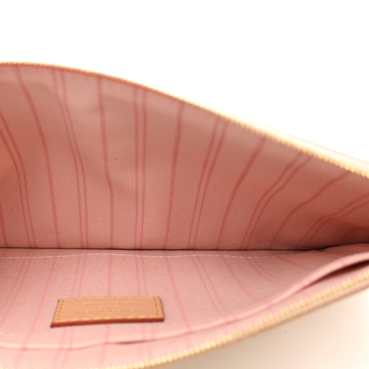 Louis Vuitton Damier Azur Neverfull MM GM Pochette Rose Ballerine 5 of 6