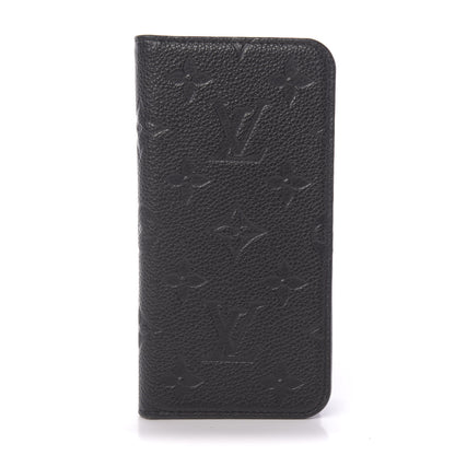 Louis Vuitton Empreinte iPhone X/XS Folio Case Black 1 of 7