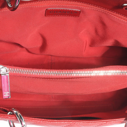 Chanel Caviar Grand Shopping Tote GST Red 7 of 8