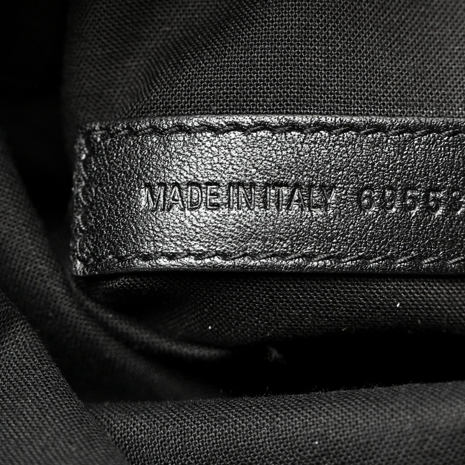 Balenciaga Sponge Fabric BB Monogram Medium Jumbo Pouch Black 6 of 7