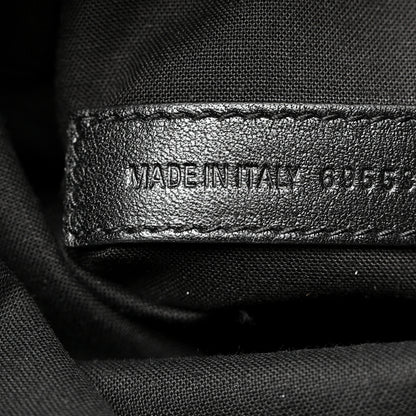 Balenciaga Sponge Fabric BB Monogram Medium Jumbo Pouch Black 6 of 7