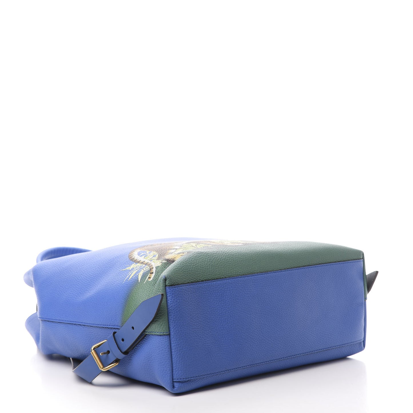 Calfskin Tiger Print Backpack Multicolor