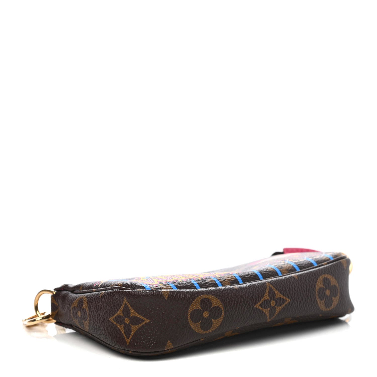 Louis Vuitton Monogram 2020 Christmas Animation Roller Coaster Mini Pochette Accessories Pivoine 3 of 4