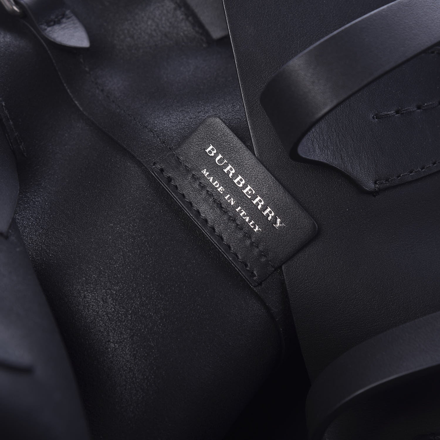 Burberry Soft Calfskin Medium Belt Bag Black 7 of 10