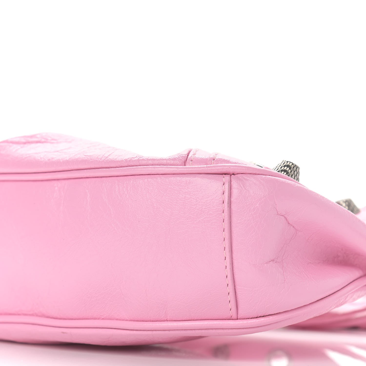 Balenciaga Agneau Arena Le Cagole Shoulder Bag XS Candy Pink 9 of 9