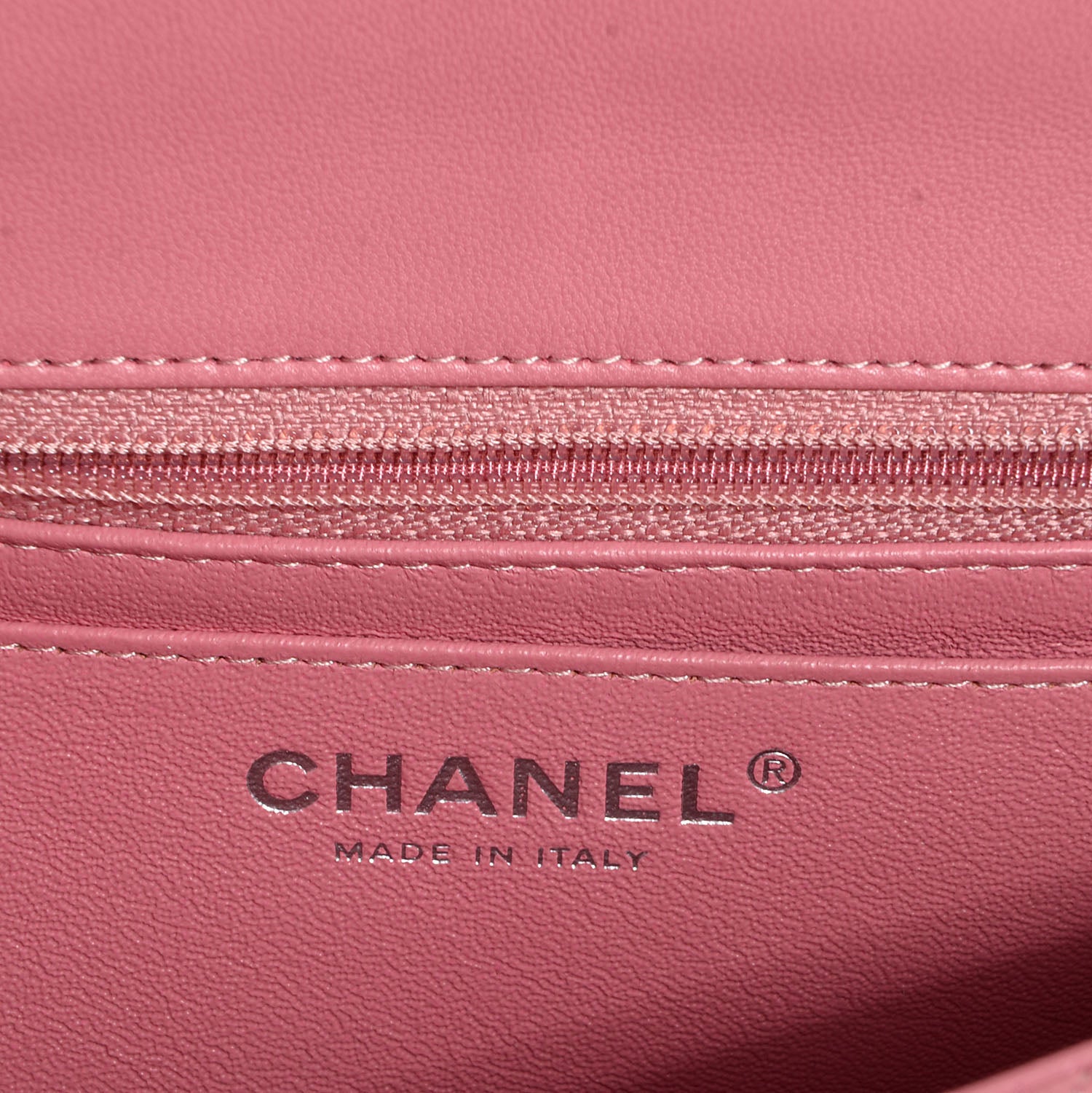 Chanel Lambskin Quilted Mini Square Flap Pink 8 of 8