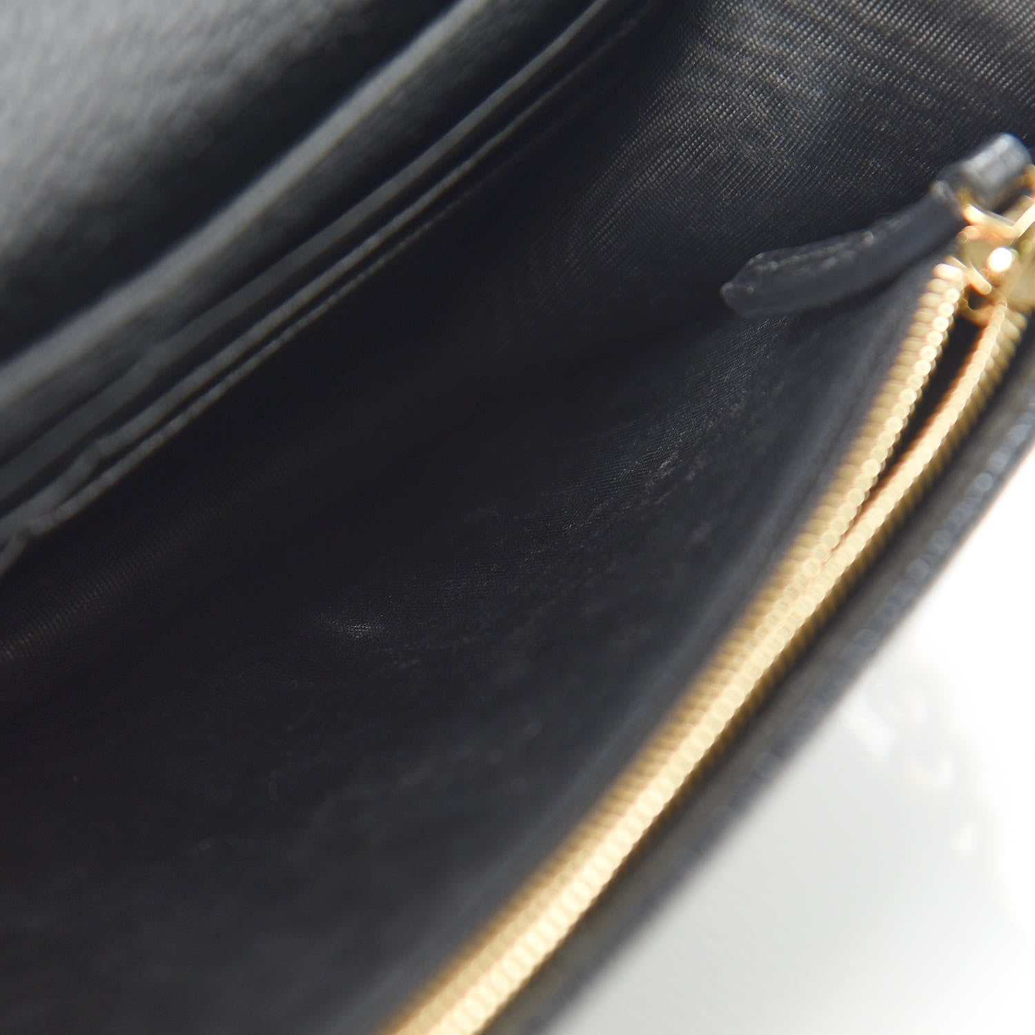 Gucci Calfskin Mini GG Marmont Chain Wallet Black 11 of 12