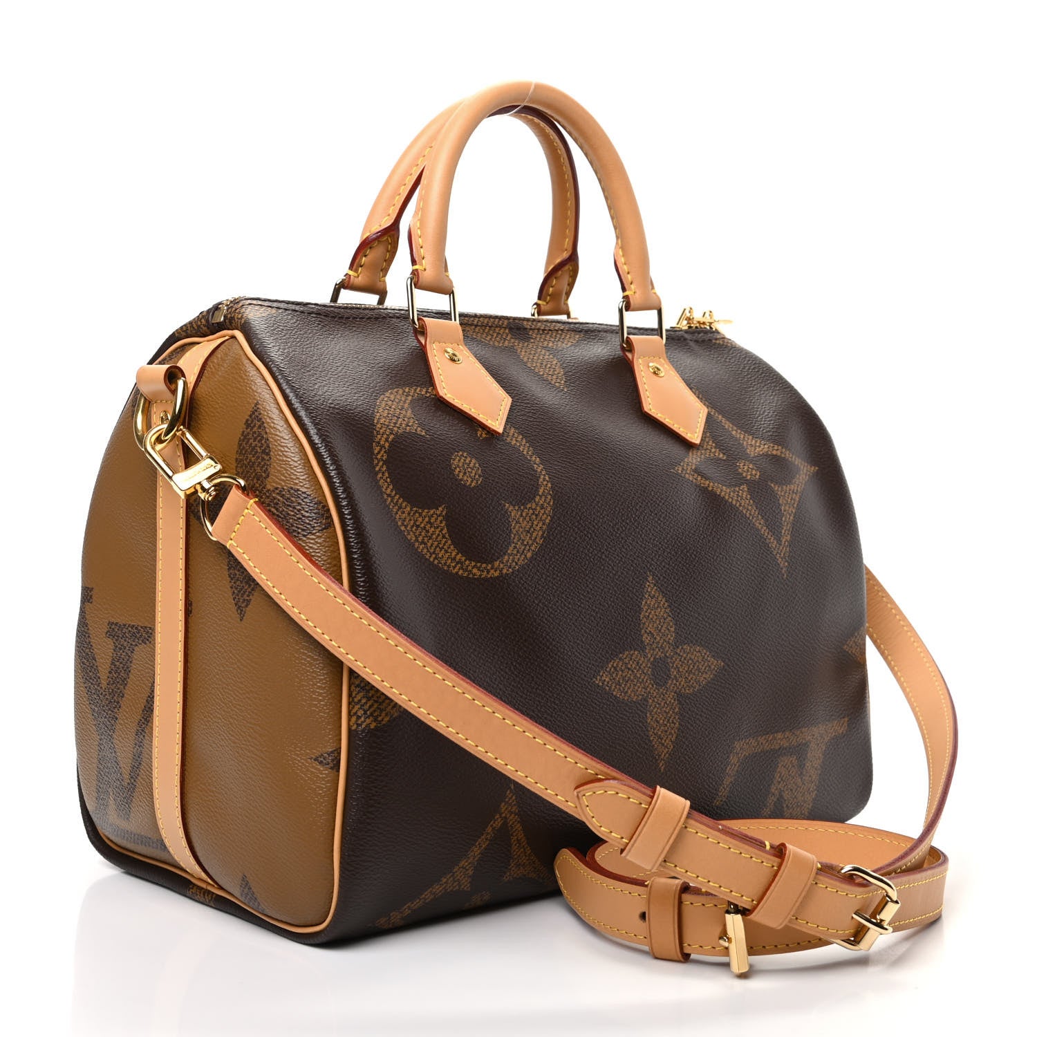 Louis Vuitton Reverse Monogram Giant Speedy Bandouliere 30 3 of 10