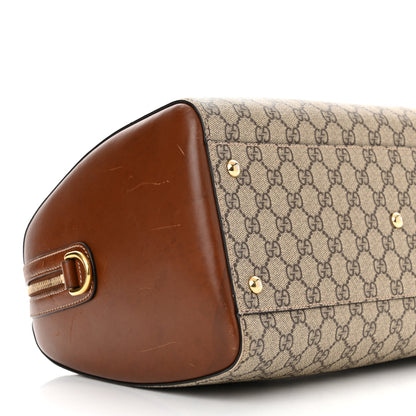 Gucci GG Supreme Monogram Medium Boston Beige Cuir 9 of 10