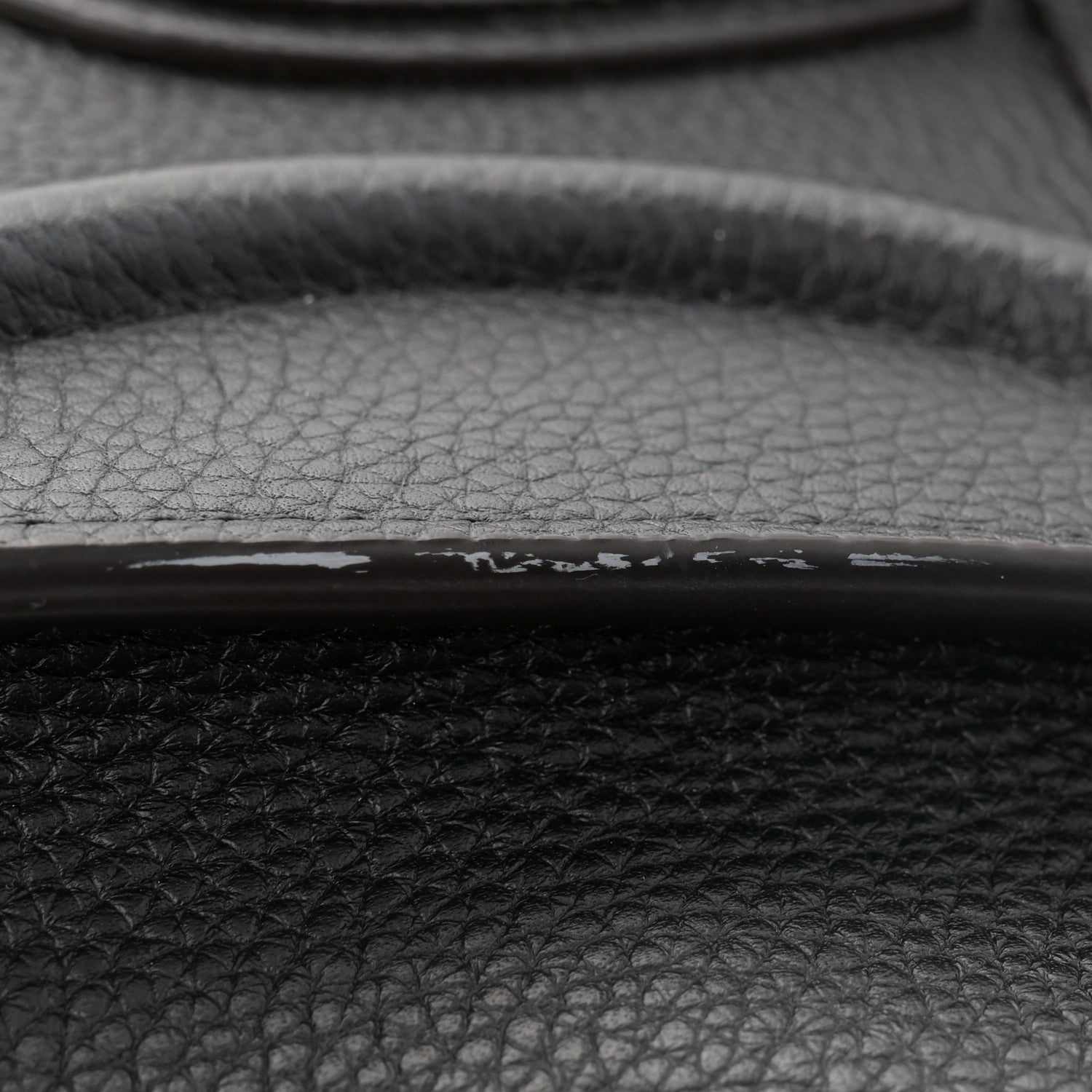 Celine Drummed Calfskin Micro Luggage Black 13 of 14