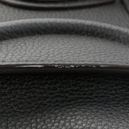 Celine Drummed Calfskin Micro Luggage Black 13 of 14