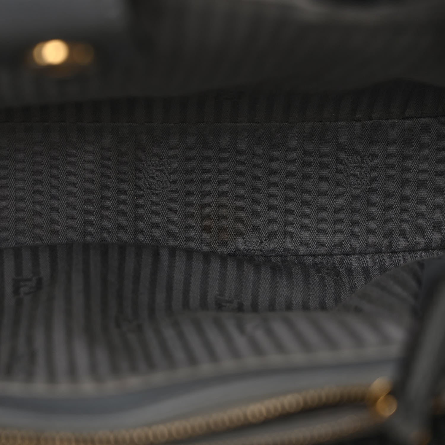 Fendi Vitello Elite Petite 2Jours Tote Grigio Grigio Chiaro 15 of 15