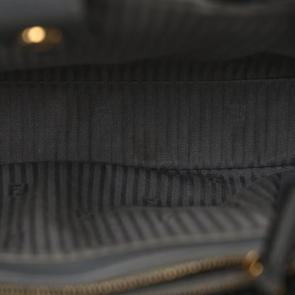 Fendi Vitello Elite Petite 2Jours Tote Grigio Grigio Chiaro 15 of 15