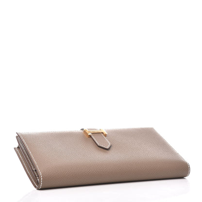 Hermes Epsom Bearn Gusset Wallet Etoupe 4 of 8