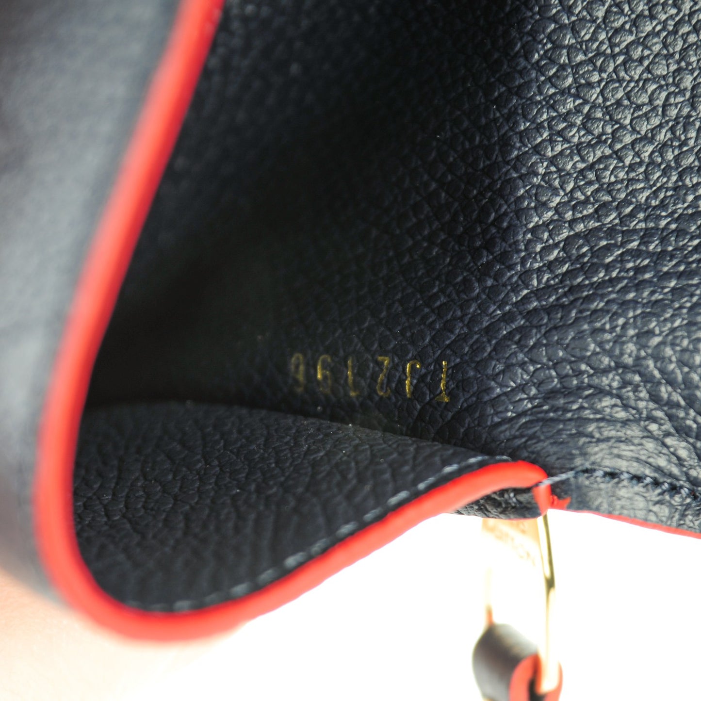 Empreinte Key Pouch Marine Rouge