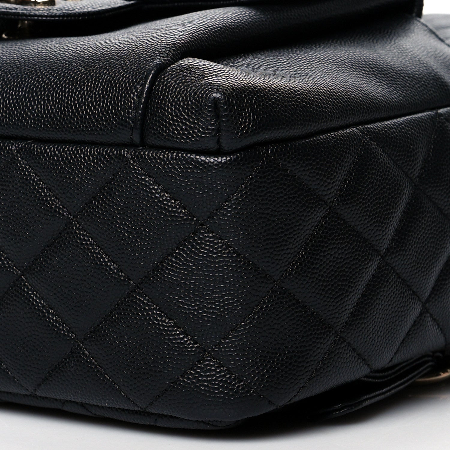 Chanel Caviar Quilted Medium Zip Around Backpack Black 10 of 10