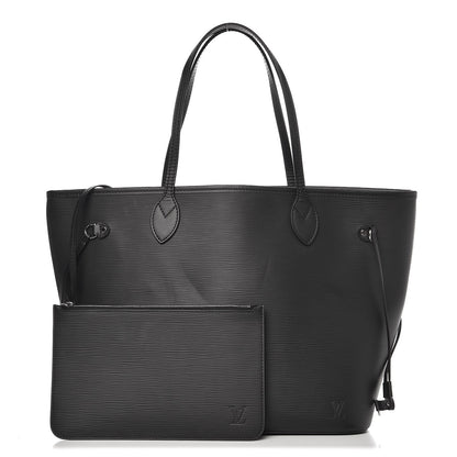 Louis Vuitton Epi Neverfull MM Black 1 of 8