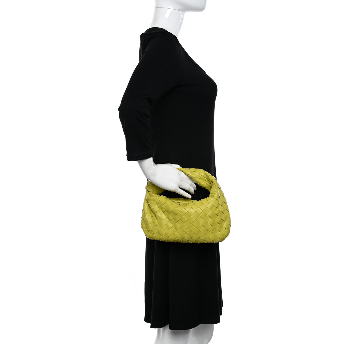 Nappa Intrecciato Mini Jodie Kiwi